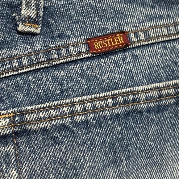 Rustler Denim Jeans Size 38x29 - Picture 3 of 5